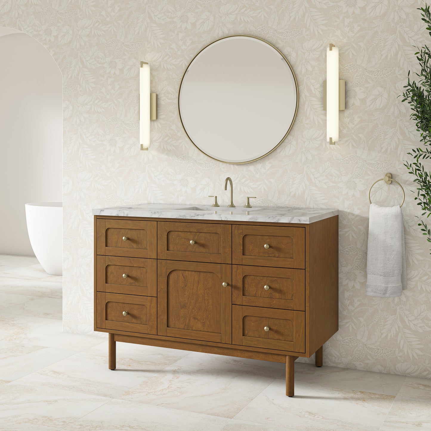 James Martin Laurent 48" Single Vanity with 3 CM Countertop