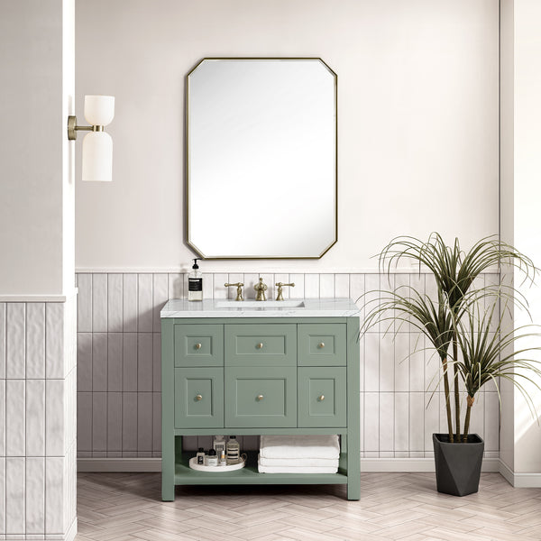 James Martin Breckenridge 36" Single Vanity w/ 3CM Countertop