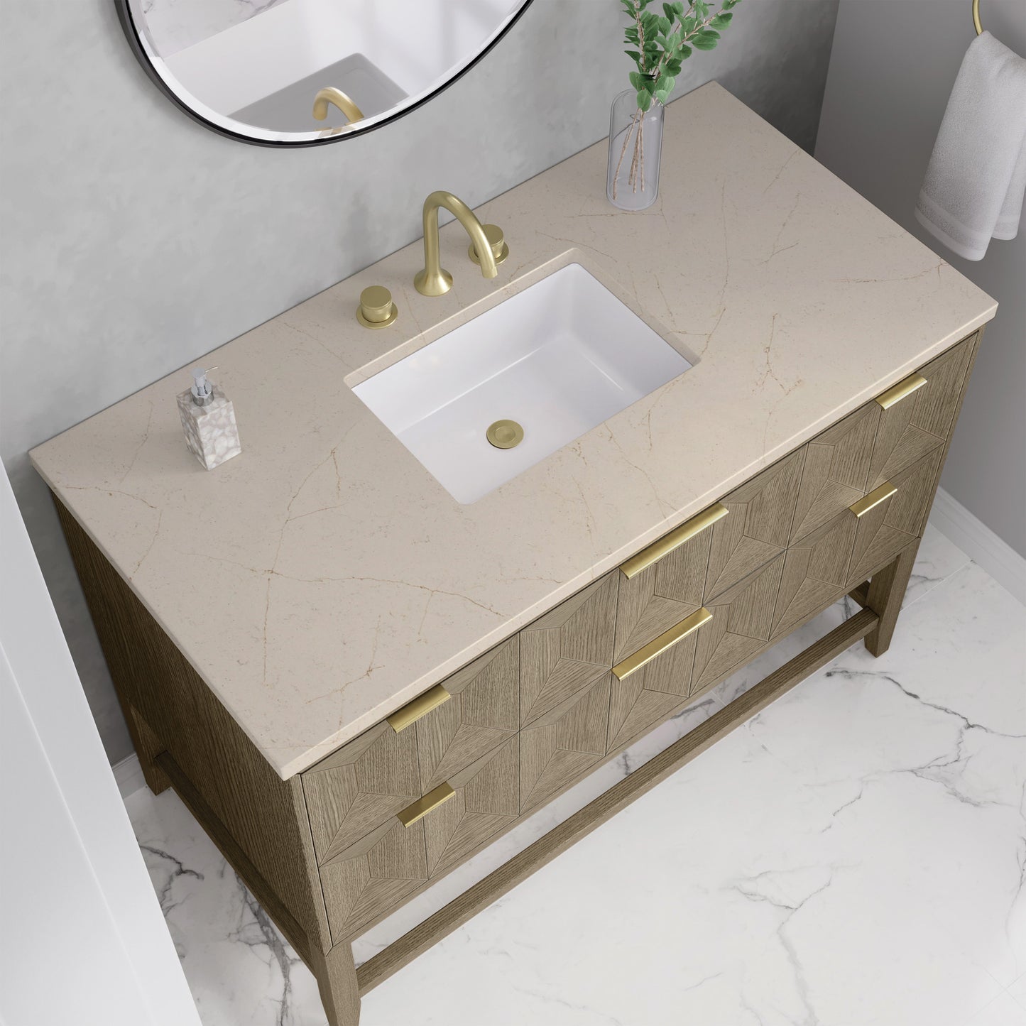 James Martin 48" Emmeline Single Vanity - Luxe Bathroom Vanities