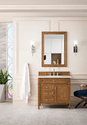 James Martin Brittany 36" Single Vanity with 3 Countertop