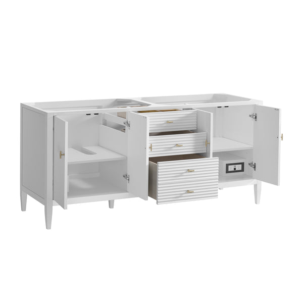James Martin Myrrin 72" Double Vanity with 3 CM Countertop