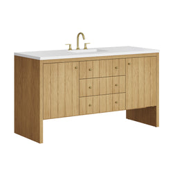 James Martin Hudson 60" Single Vanity with 3 CM Countertop