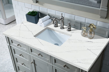 James Martin Brittany 48" Single Vanity with 3 CM Countertop & FreePower Wireless Charger