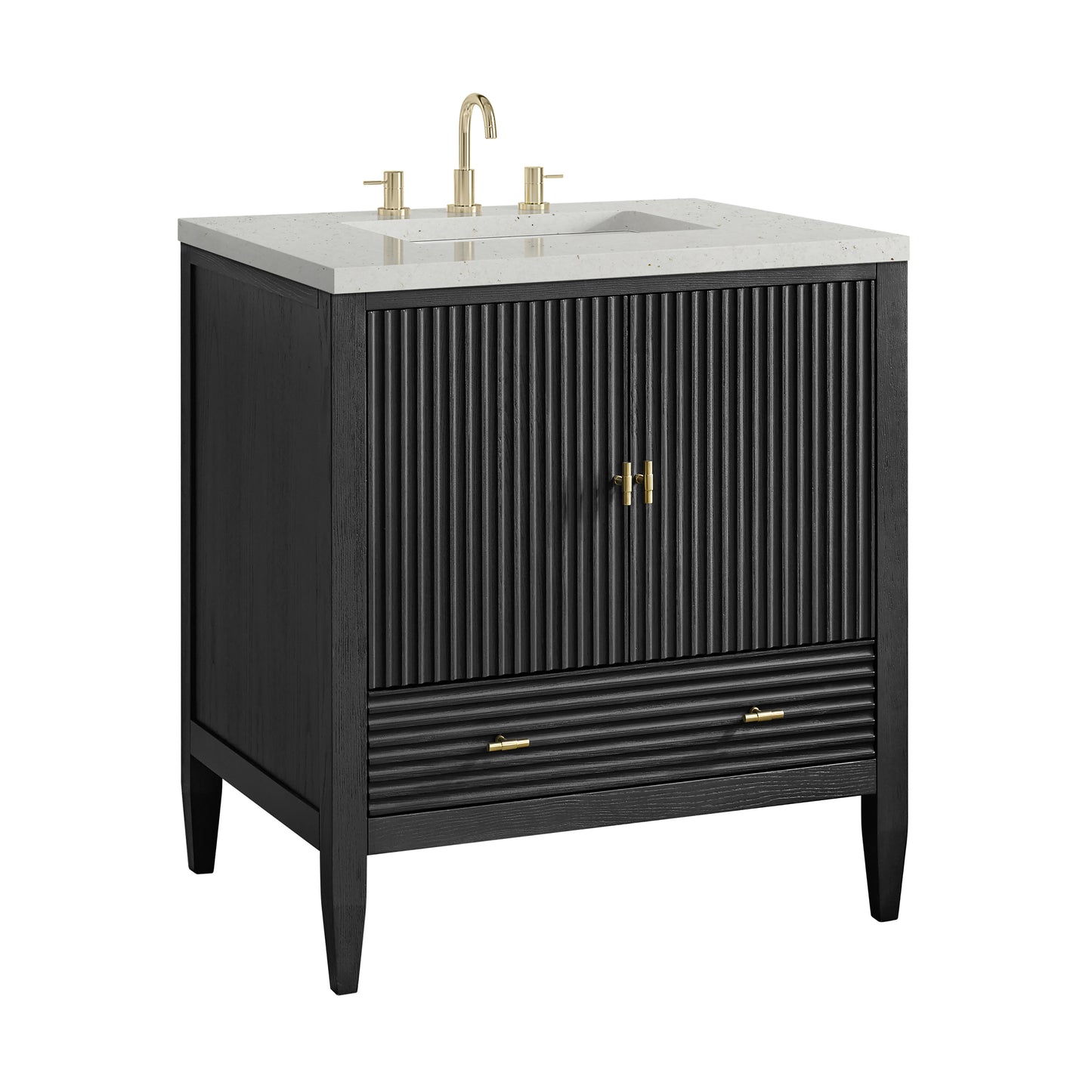 James Martin Myrrin 30" Single Vanity with 3 CM Countertop