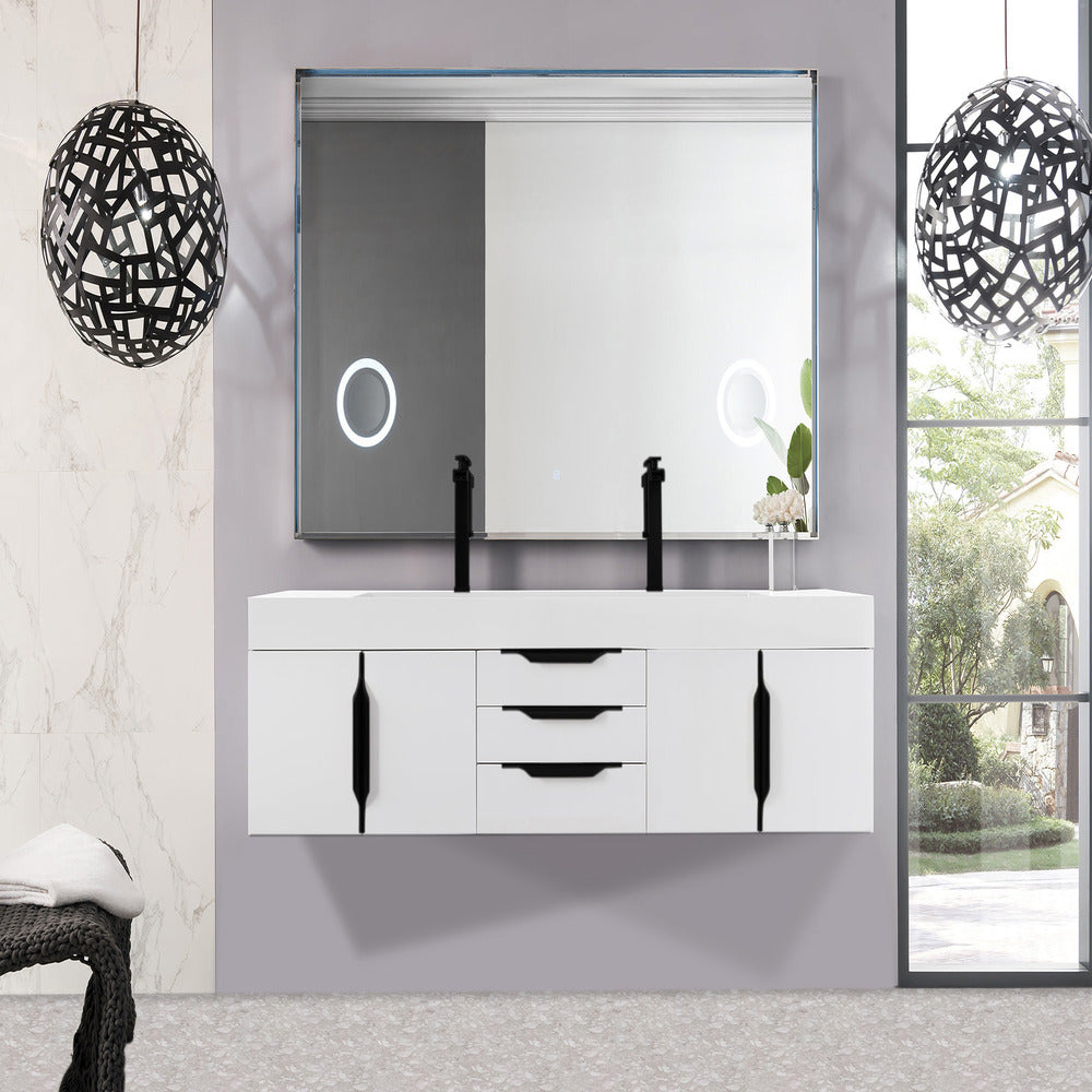 James Martin Columbia 72" Double Wall Mount Vanity New