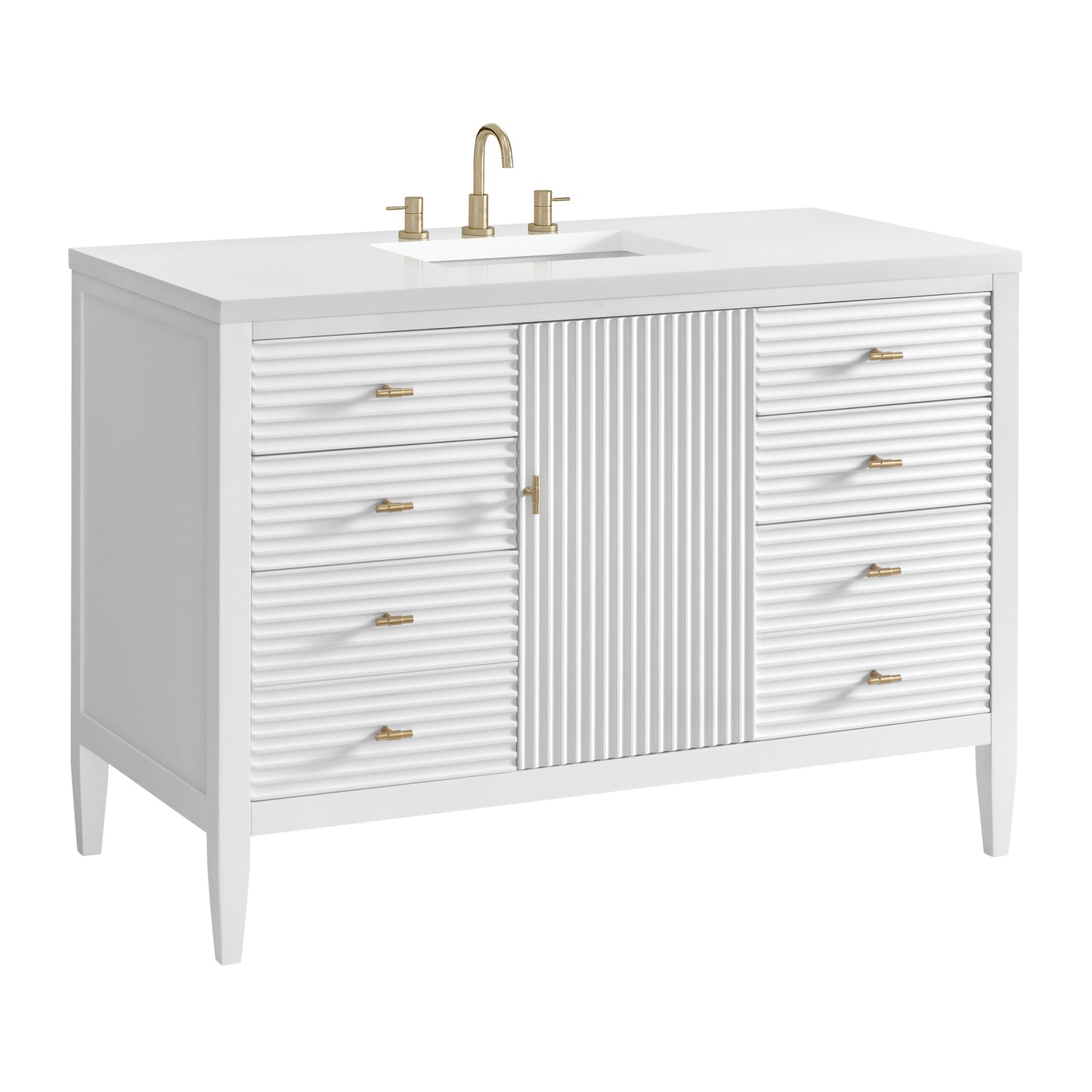 James Martin Myrrin 48" Single Vanity with 3 CM Countertop