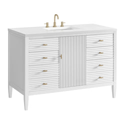 James Martin Myrrin 48" Single Vanity with 3 CM Countertop