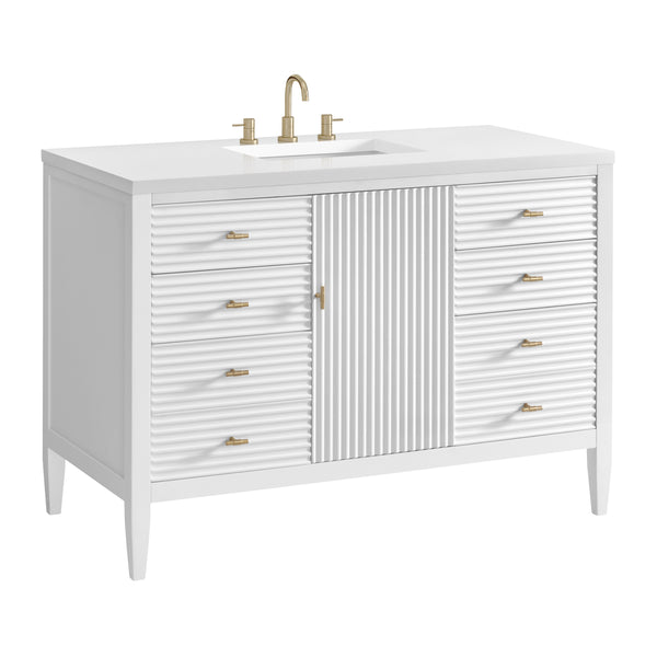 James Martin Myrrin 48" Single Vanity with 3 CM Countertop