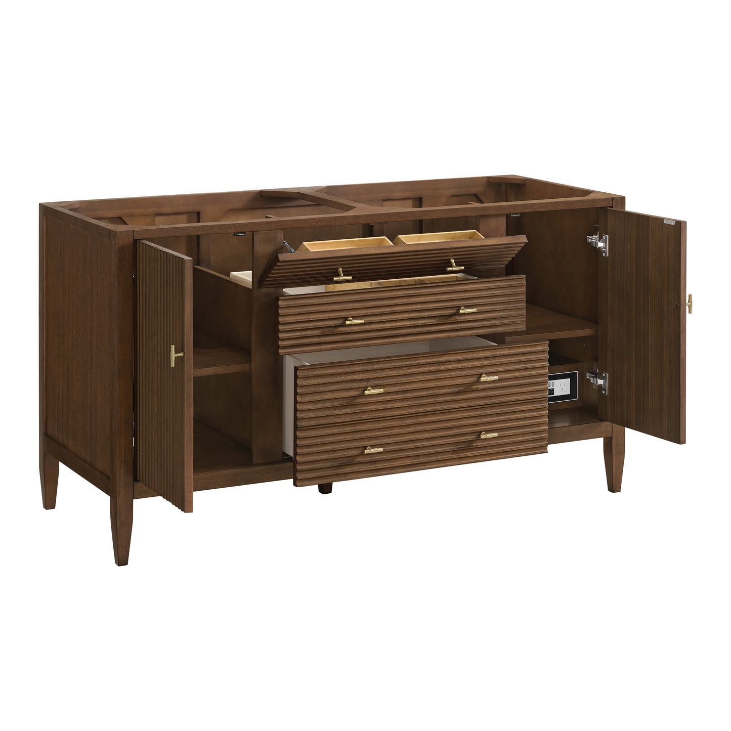 James Martin Myrrin 60" Double Vanity with 3 CM Countertop