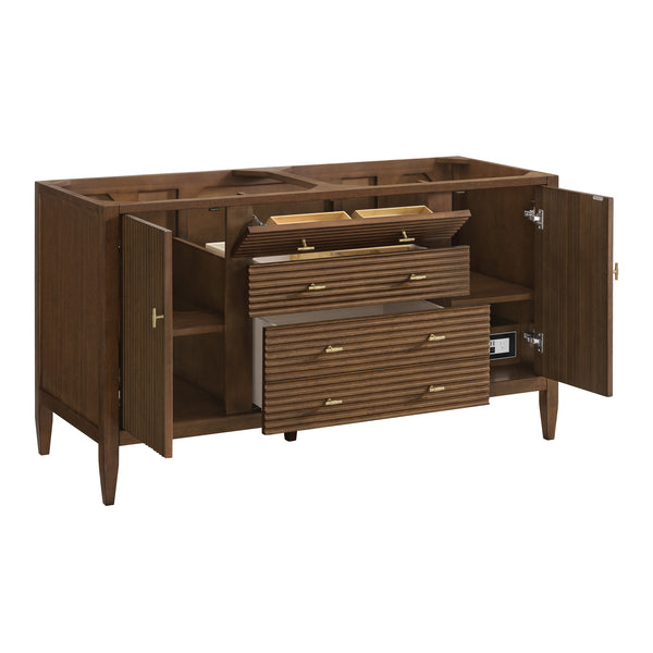 James Martin Myrrin 60" Double Vanity with 3 CM Countertop