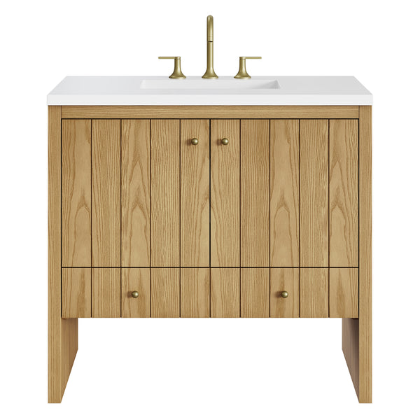 James Martin Hudson 36" Single Vanity with 3 CM Countertop