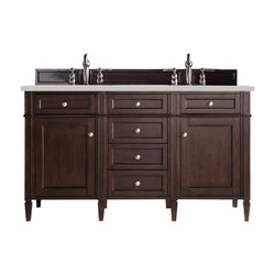 James Martin Brittany 60" Double Vanity with 3 CM Countertop