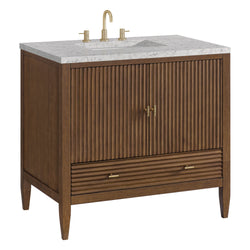 James Martin Myrrin 36" Single Vanity with 3 CM Countertop
