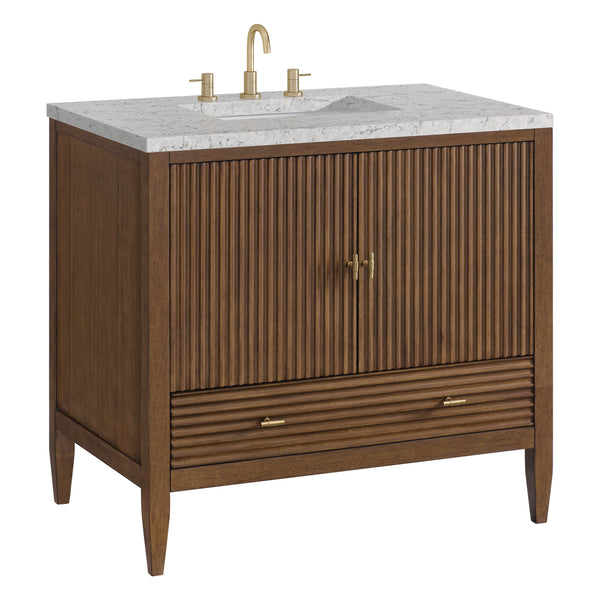 James Martin Myrrin 36" Single Vanity with 3 CM Countertop