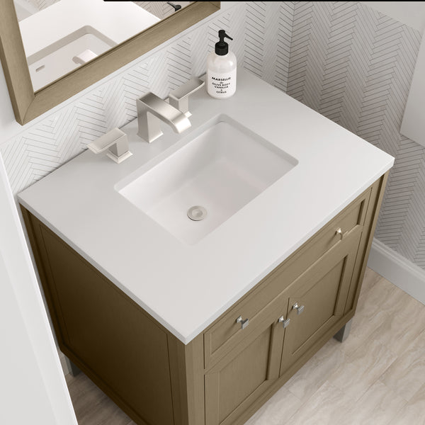 James Martin Chicago 30" Single Vanity with 3 CM Countertop