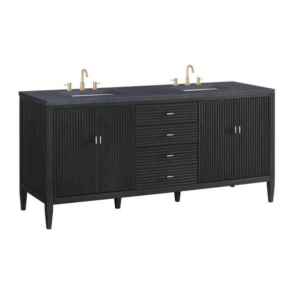 James Martin Myrrin 72" Double Vanity with 3 CM Countertop
