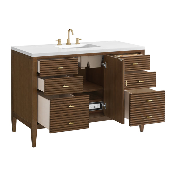 James Martin Myrrin 48" Single Vanity with 3 CM Countertop