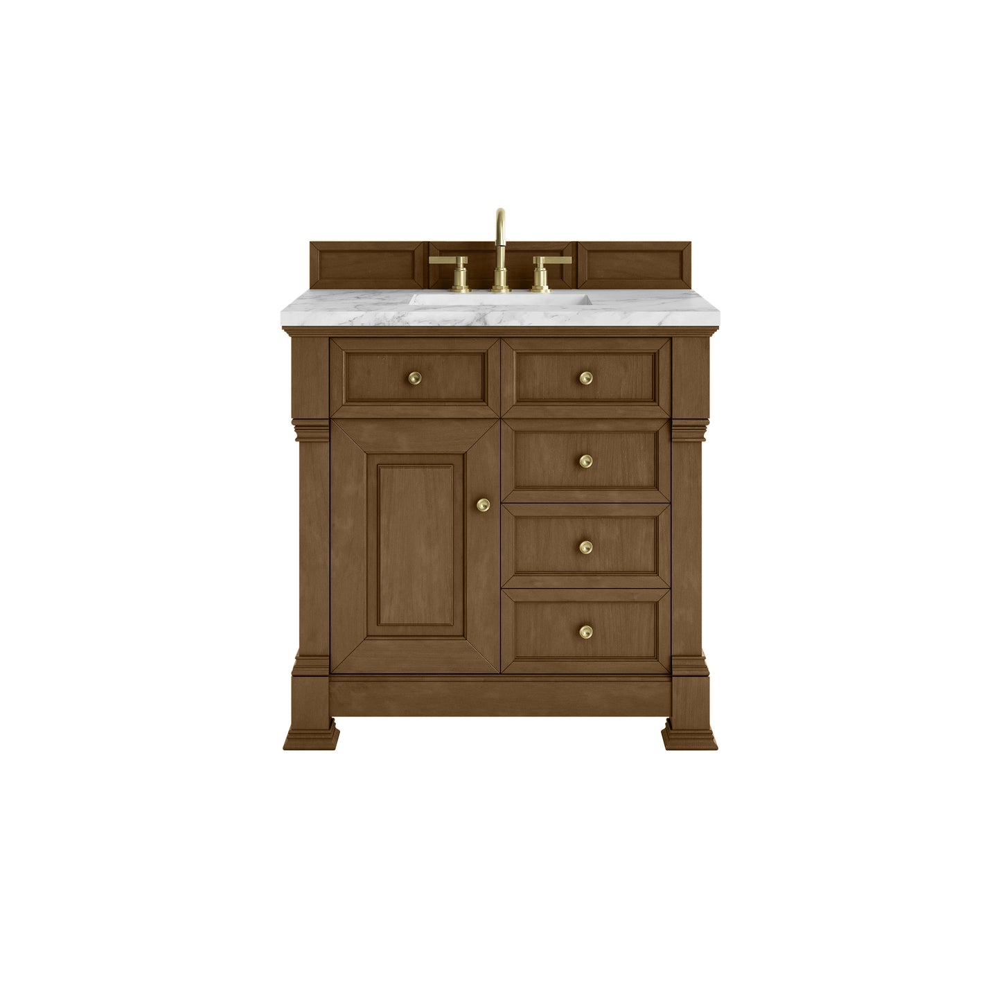 James Martin Brookfield 36" Single Vanity with 3 CM Countertop - Luxe Bathroom Vanities