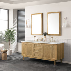 James Martin Laurent 72" Double Vanity with 3 CM Countertop