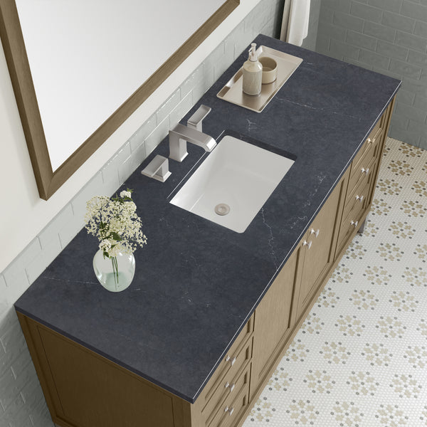 James Martin Chicago 60" Single Vanity with 3 CM Countertop