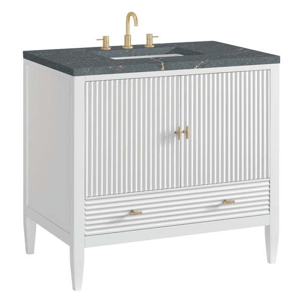 James Martin Myrrin 36" Single Vanity with 3 CM Countertop