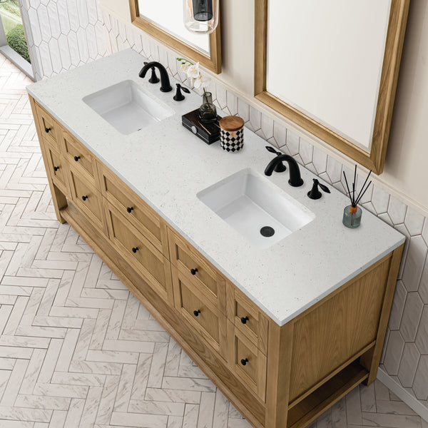 James Martin Breckenridge 72" Double Vanity w/ 3 CM Countertop