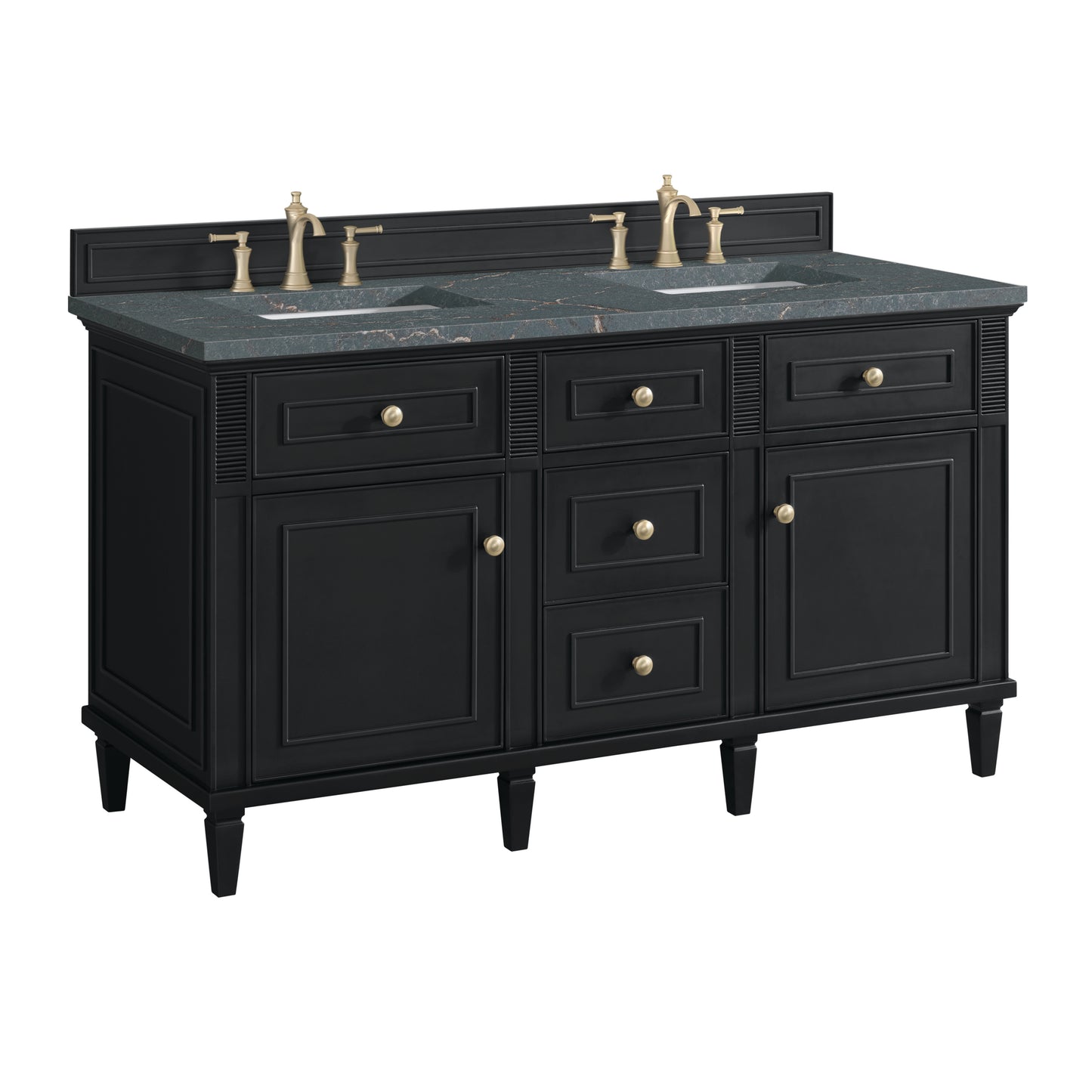 James Martin Lorelai 60" Double Vanity with 3 CM Countertop & FreePower Wireless Charger
