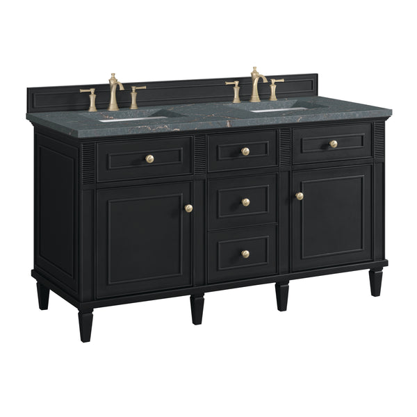 James Martin Lorelai 60" Double Vanity with 3 CM Countertop & FreePower Wireless Charger