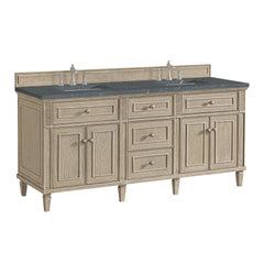 James Martin Lorelai 72" Double Vanity with 3 CM Countertop & FreePower Wireless Charger