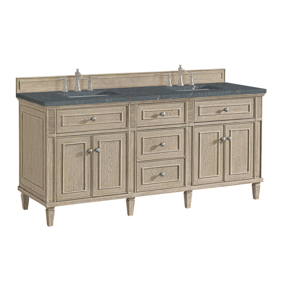 James Martin Lorelai 72" Double Vanity with 3 CM Countertop & FreePower Wireless Charger