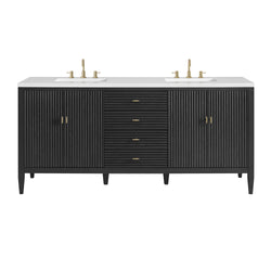 James Martin Myrrin 72" Double Vanity with 3 CM Countertop