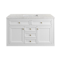 James Martin Chicago 48" Single Vanity with 3 CM Countertop & FreePower Wireless Charger