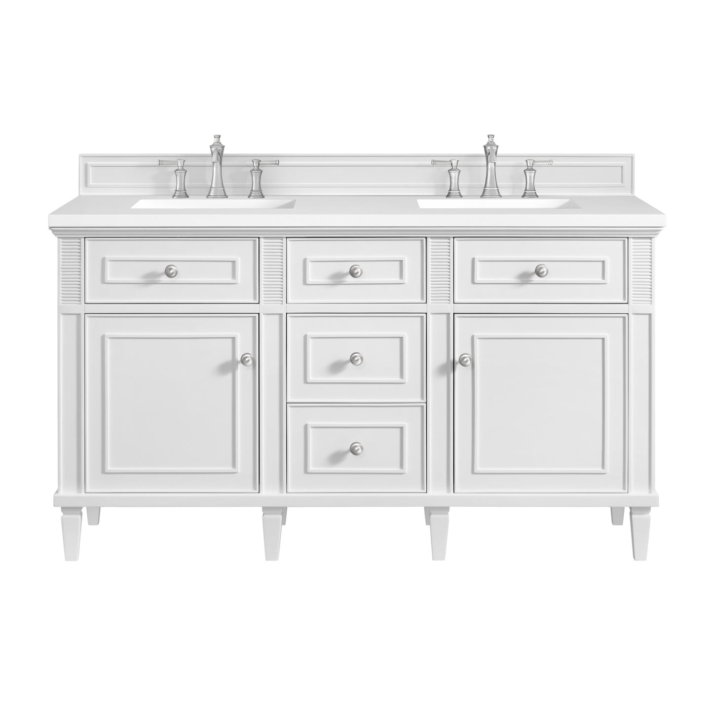 James Martin 60" Lorelai Double Vanity - Luxe Bathroom Vanities