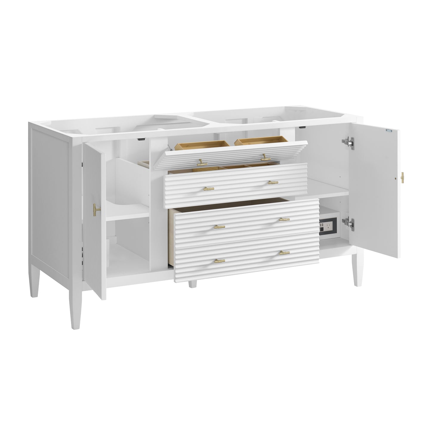 James Martin Myrrin 60" Double Vanity with 3 CM Countertop