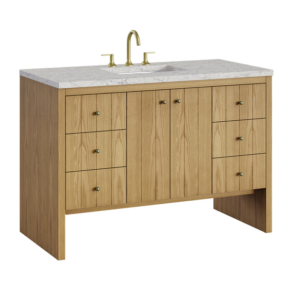 James Martin Hudson 48" Single Vanity with 3 CM Countertop