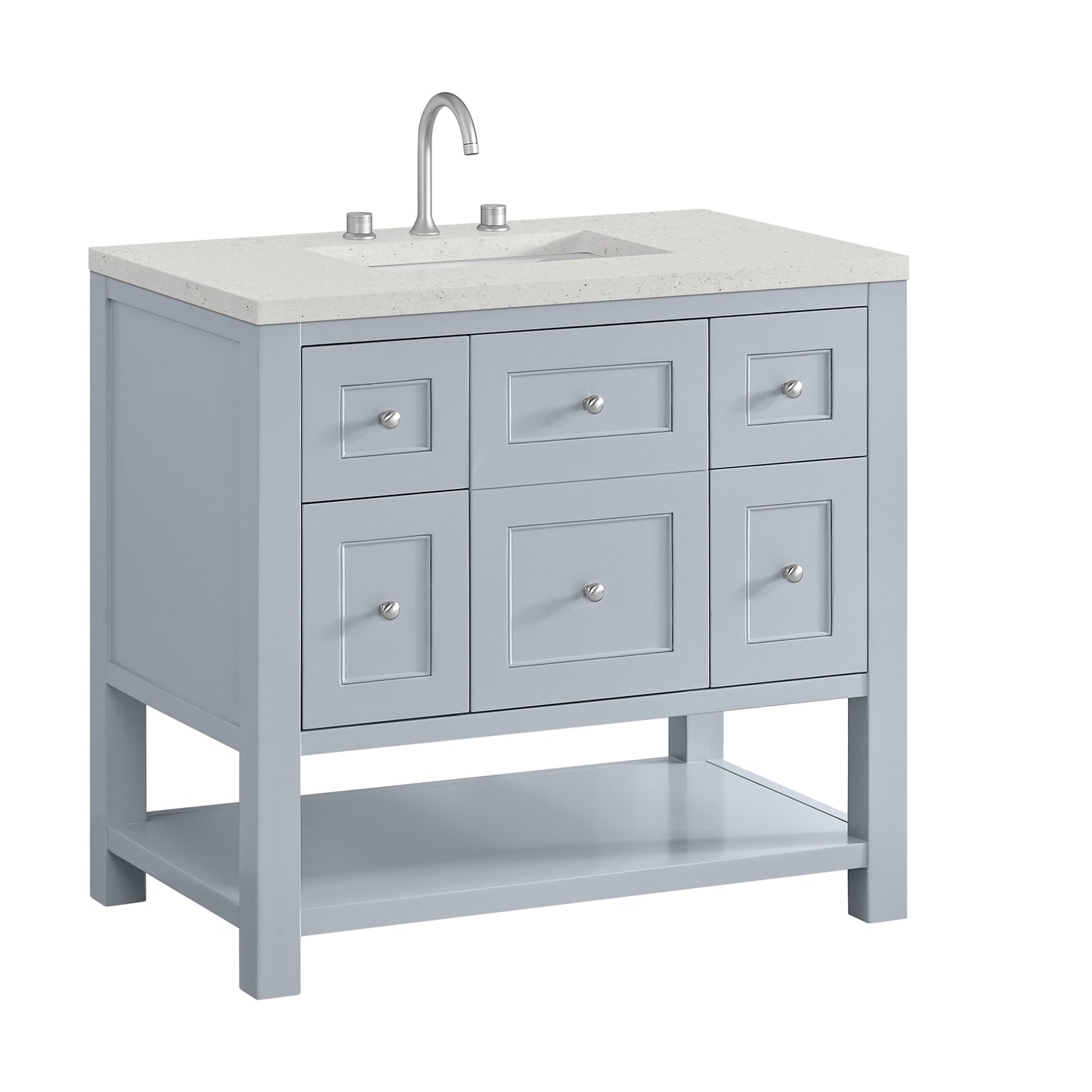 James Martin Breckenridge 36" Single Vanity w/ 3CM Countertop