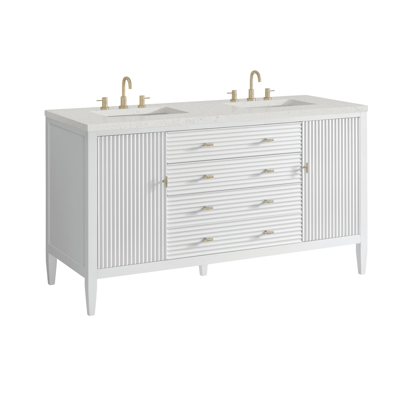 James Martin Myrrin 60" Double Vanity with 3 CM Countertop