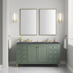 James Martin Chicago 60" Double Vanity with 3 CM Countertop