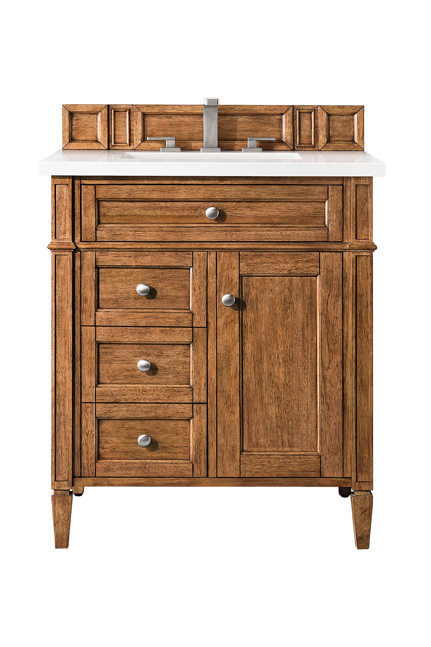 James Martin Brittany 30" Single Vanity with 3 CM Countertop