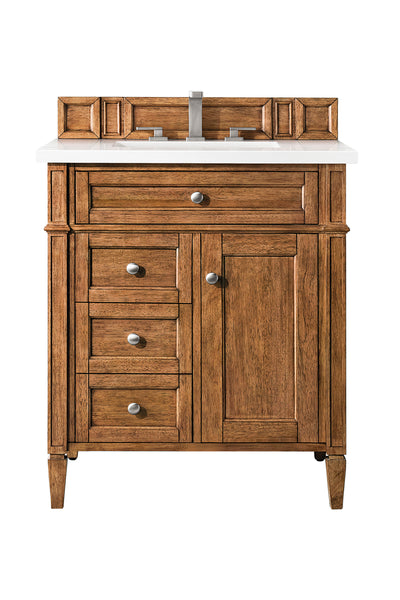 James Martin Brittany 30" Single Vanity with 3 CM Countertop