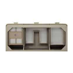 James Martin Lucian 48" Single Vanity, Pebble Oak - Luxe Bathroom Vanities