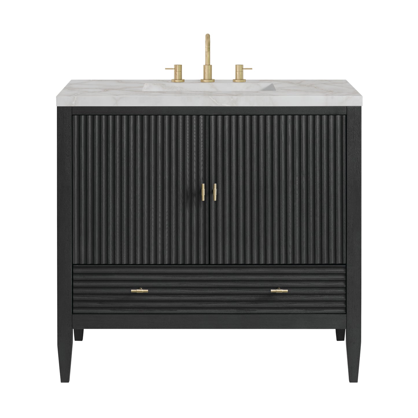 James Martin Myrrin 36" Single Vanity with 3 CM Countertop