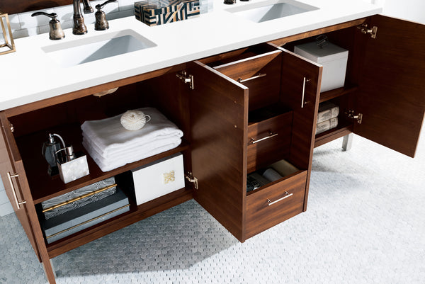 James Martin Metropolitan 72" Double Vanity with 3 CM Countertop - Luxe Bathroom Vanities