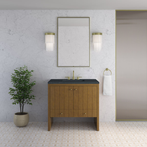 James Martin Hudson 36" Single Vanity with 3 CM Countertop