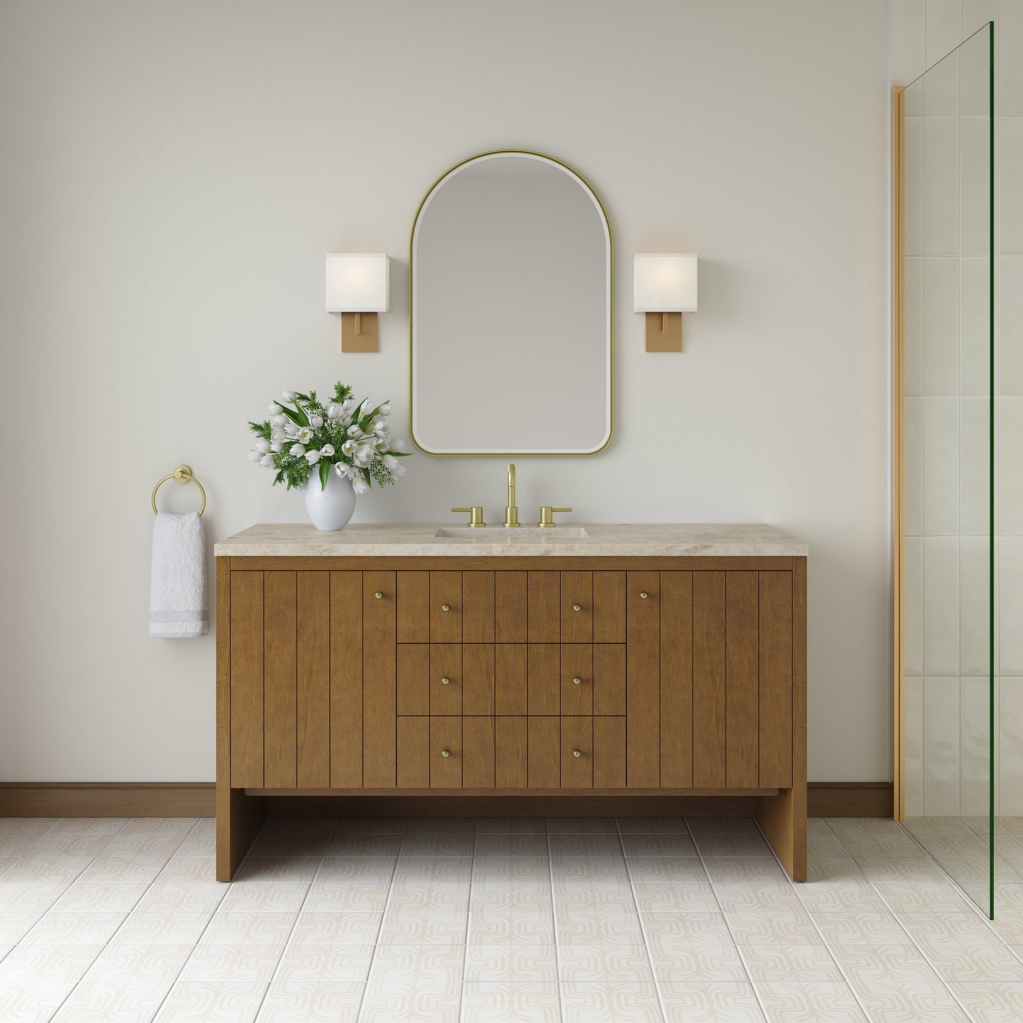 James Martin Hudson 60" Single Vanity with 3 CM Countertop