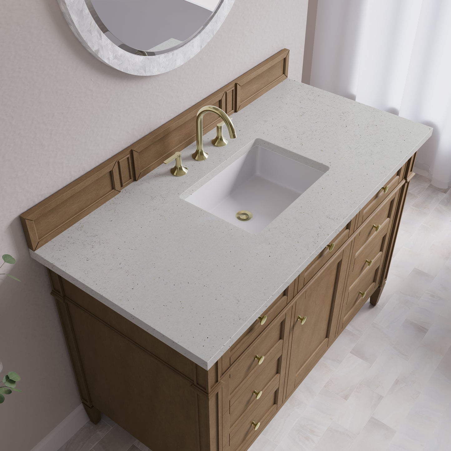 James Martin Brittany 48" Single Vanity with 3CM Top