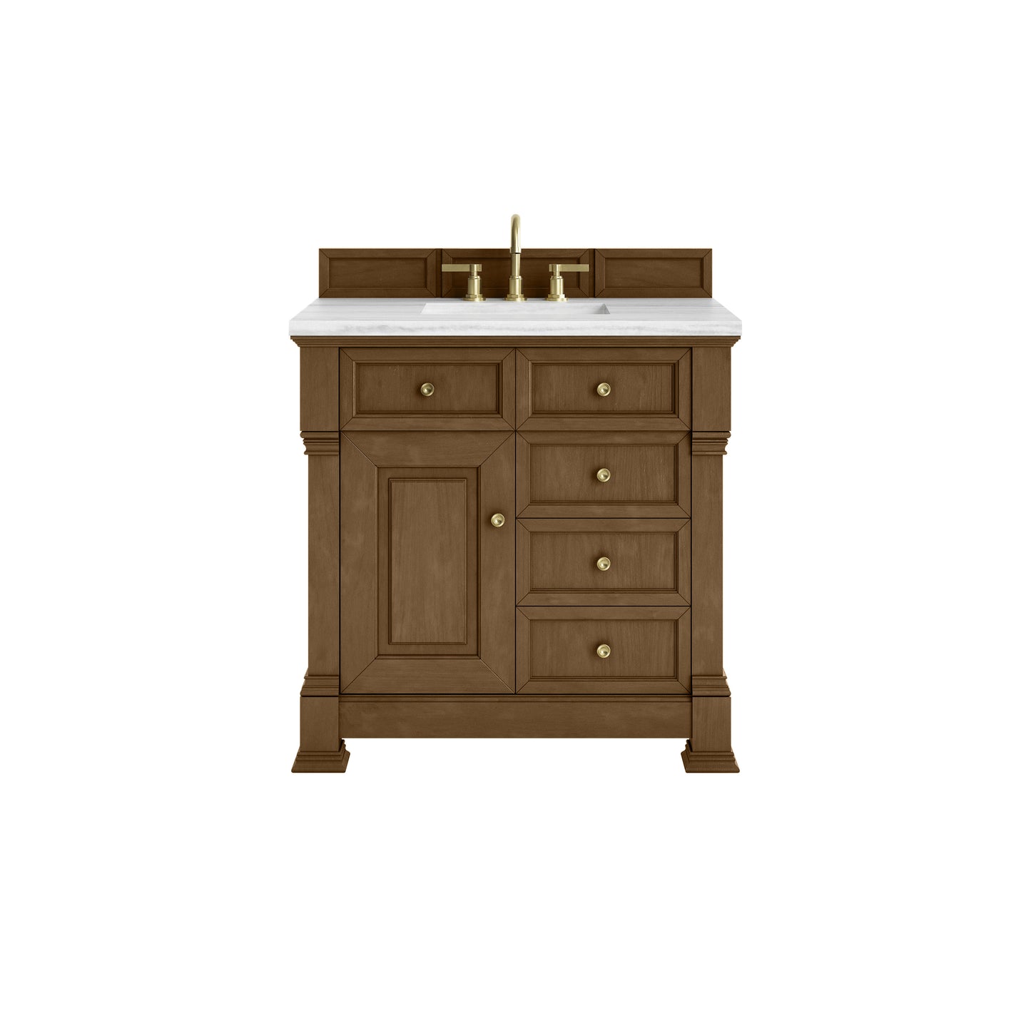 James Martin Brookfield 36" Single Vanity with 3 CM Countertop - Luxe Bathroom Vanities