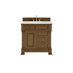 James Martin Brookfield 36" Single Vanity with 3 CM Countertop - Luxe Bathroom Vanities