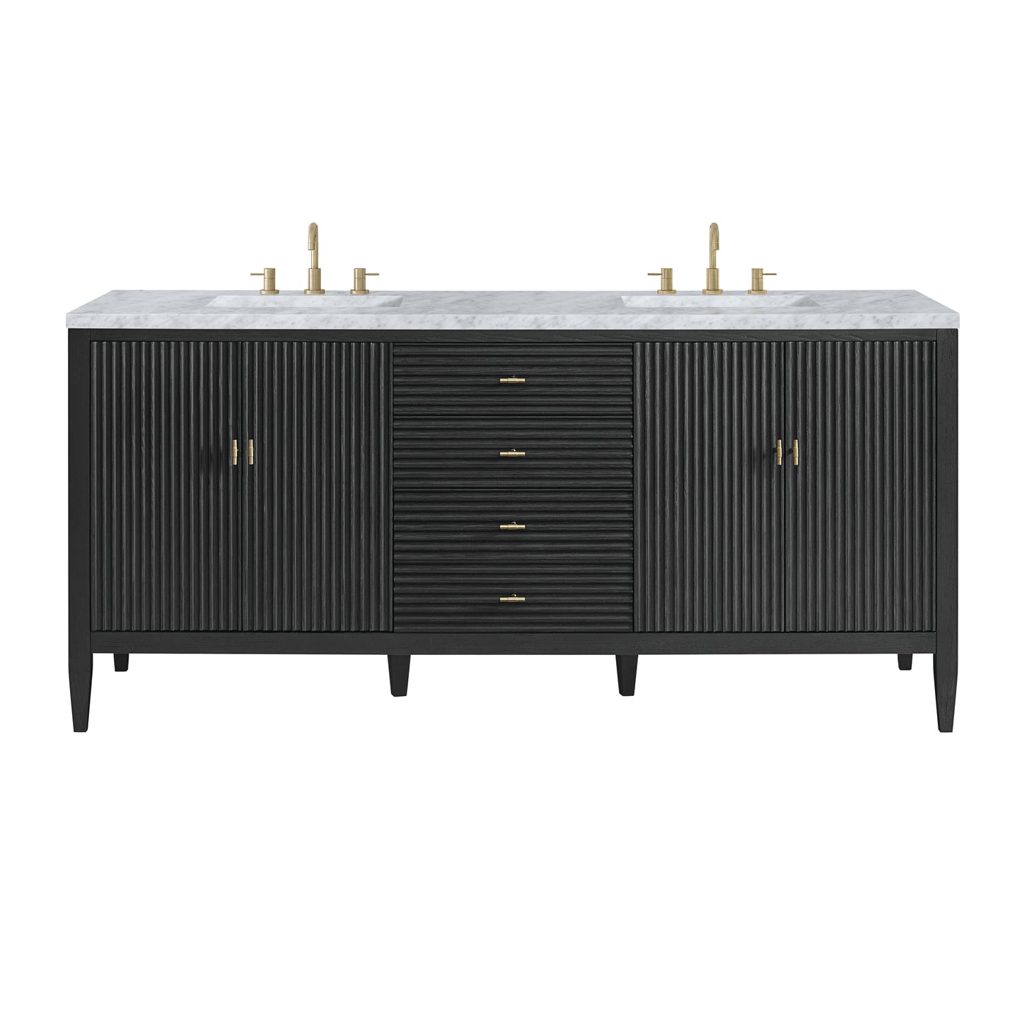 James Martin Myrrin 72" Double Vanity with 3 CM Countertop