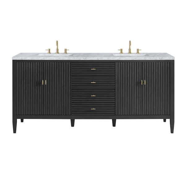 James Martin Myrrin 72" Double Vanity with 3 CM Countertop